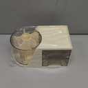 Marbrasse Desk Organizer with 2 Drawer, 360Rotating Pen Holder, Desk Organizers and Accessories with 6 Slots Pencil Organizer + 2 Drawer, Art Supply Storage Box Caddy for Office (Beige)