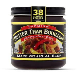 3 x Better Than Bouillon Premium Roasted Beef Base, Makes 38 Cups of Broth, 8 oz (EXP 11/13/27)
