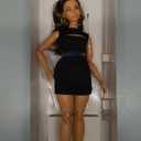Barbie Basics Model 05 Collector Doll with Brunette Hair, Black Mini Dress & Heels, Universal-fit Fashions, Posable Curvy Body & Swappable Doll Head