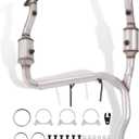 2-PC Left and Right Catalytic Converter Kit Compatible with F150 2015 2016 2017 2018 2019 2020 3.5L V6 Turbocharged, Reference OE: 52605 645146 645168 645169, EPA Compliant