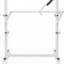 MorningRo RV Adjustable Table Leg Folding Dinette Table Stand Bed Base for RV Height Adjustable Bracket for Caravan Motorhome Yachts and Various Outdoor Activities (White)