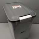 Dog Food Storage Container with Wheels, Airtight Lid, 2 Cup Spoon, Pet Food Storage, Spoon