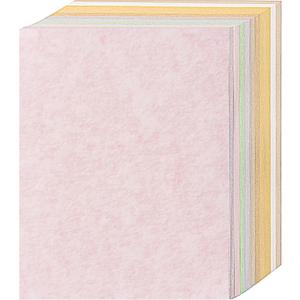 Parchment Paper - 8.5 x 11 Letter Size Parchment Card Stock 65lb Heavyweight Paper Thick Vintage Paper PAP04 (8.5x11inch/70Sheets, 10 Mixed Colors) PAP04MX