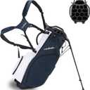 15-Way Golf Stand Bag, Lightweight & Full-Length Dividers,Rain Hood
