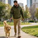 relxfeet Men's Barefoot Shoes Minimalist Cross-Trainer Shoes Wide Toe Walking Shoes Zero Drop Sole Trail Running Sneakers (Brown)