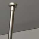 Shower Curtain Rod Tension- Never Rust No Drill Non-Slip Spring Tension Shower Rod, 43-73 inches 304 Stainless Steel, Brushed Nickel