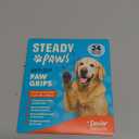 Anti-Slip Paw Stickers for Dogs Feet - Non-Slip Paw Pads for Traction on Hardwood & Tile Floors - Breathable Adhesive Friction Foot Grips for Senior & Injured Dogs  24 Pads (Size S)