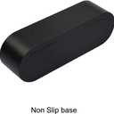 Metal Desktop Card Holder for Desk Stylish Aluminum Alloy Business Card Display Stand for Men Office Black 1 Pack