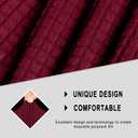 SZJIAHTM Round Club Swivel Barrel Chair Cover Modern Accent Round Club Armchair Slipcover Soft Stretch Chair Covers for Living Room