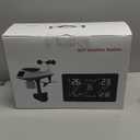 WiFi Weather Station Wireless Indoor Outdoor, Thermometer with Rain Gauge for Weather Forecast, Temperature, Humidity, Clock