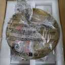 Dimmable Brass Gold Crystal Pendant Light - Modern 5-Light Diamond Chandelier for Kitchen Island, Dining Room, Hallway, and Bathroom