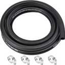 5/16 Inch ID Fuel Line Hose - 5FT Marine Grade Fuel Line with 4PCS Hose Clamps,300PSI High-Pressure Fuel Line for Automotive Fuel Systems Engines (5/16" ID-5Ft)