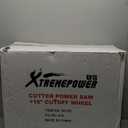 XtremepowerUS 3200W Electric Power Disc Cutter Circular Demo Saw For Wet/Dry Concrete Guide Roller Cut Off, 16"