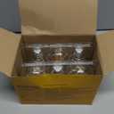 Ascher 60 Watt Equivalent, E26 LED Filament Light Bulbs, Warm White 2700K, Non-Dimmable, Classic Clear Glass, A19 LED Light Bulb with 80 CRI, Pack of 6