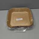 Air Fryer Paper Liners Square 100PCS  Non-Stick, Grease-Resistant, Food Grade Parchment Paper for Air Fryers, Ovens & Microwaves, Heat Resistant up to 450F