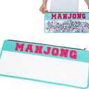 Empty Mahjong Bag, Mahjong Case for American Mahjong Set (Case Only, Green)