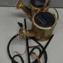 Merear Solar Watering Can Lights Outdoor with 8 Multi-Color Changing Modes, IP65 Waterproof Landscape Light Garden Decor, One Pole Two Lights Outside Decorations for Lawn, Backyard, Patio, Chrismas