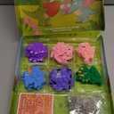 30Pcs Dinosaur Pop Keychain Fidget Toys, Easter Egg Fillers, Mini Pop it Toy Bulk Set for Kids, Classroom Prizes, Birthday Party Favors, Easter Goodie Bag Stuffers, Ages 48 812