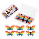 6 Pieces Gay Pride Day Rainbow Butterfly Hair Clip.Holiday Hair Accessories for Girls Women Wedding Birthday Gifts.LGBT Women Girls Party Parades Celebrations Festival Decorations