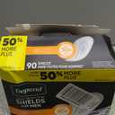 Depend Shields Incontinence Pads for Men, Light Absorbency, 90 Count (Packaging May Vary)