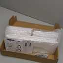 7 Tier Wall Shelf Unit - Narrow Smooth Laminate Finish - Vertical Column Wall Decor Mount Floating Storage Home Decor Organizer Tall Tower Utility Shelf for Bedrooms, Living Rooms(White)