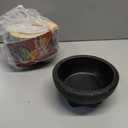 HIC Kitchen Salsa Bowl Set with Faux-Stone Molcajete-Like Texture, BPA Free, Set of 3, 10-Ounce Capacity
