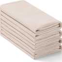 Homaxy 100% Cotton Waffle Weave Kitchen Towels - 4 Pack Soft and Absorbent Dish Towels - 16 x 26 Inches Quick Dry Hand Towels - Beige