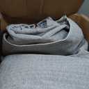 8x10 Area Rugs for Living Room, Machine Washable Rugs, Vintage Non Slip Rug, Faded Style Carpet Stain Resistant, Low Pile Boho Retro Large Rugs for Bedroom Dining Room Indoor Home Office-Gray 8'x10'