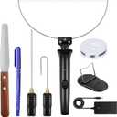 3 in 1 Foam Cutter, GOCHANGE Electric Cutting Machine Pen Tools Kit, 100-240V /18W Styrofoam Cutting Pen with Electronic Voltage Transformer Adaptor For Foam Cutting, Holes Digging, Details Handling