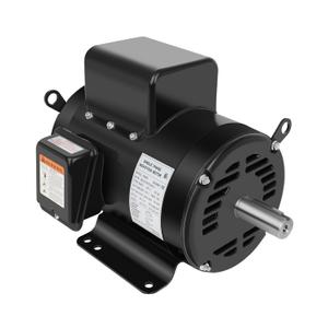 3HP Air Compressor Motor Single Phase Electric Motor 1750RPM 184T Frame ODP 208V-230V 1-1/8Shaft Diameter Rolled Steel Shell 60HZ
