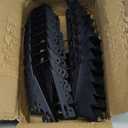 25 Pcs Black 2x6 Joist Hanger,LU26 18 Gauge Double Shear Face Mount Joist Hanger, Hurricane Ties for Rafters Tie Brackets Great for Floor Deck and Ceiling Joists