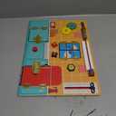 Toddler Busy Board - Montessori Busy Boards for Toddlers with Latches Doors & Lock Puzzles - Wooden Educational Learning Latch Toy for Kids 2 3 4 Year Old - Sensory Fine Motor Skills Activity