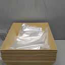 AFOROEOA 10PACK Baskets For Gifts Empty, 10x12Thick Kraft Gift Basket with 10 Bows 10 Bags Empty Gift Baskets for Christmas, Valentines Day, Easter, Birthdays, Snacks, Farmers Market