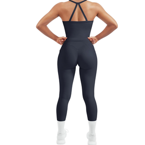 SUUKSESS Women 2 Piece Workout Sets Compression Tummy Control Leggings with Pockets Halter Built in Bra Tank Tops M SUUKSESS Women 2 Piece Workout Sets Compression Tummy Control Leggings with Pockets Halter Built in Bra Tank Tops M