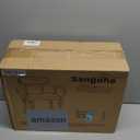 Sangohe Shower Chair, Heavy Duty Shower Seat with Back, Arms, Adjustable Height, Ideal for Bathtub, Handicap, Elderly, 796C