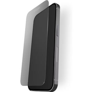 BodyGuardz Pure 3 Privacy Glass Compatible with iPhone 17 and iPhone 16 Devices, 2-Way Privacy Technology, 9H Hardness, Easy Install, Case Friendly - Black Border (for iPhone 17 Pro Max / 16 Pro Max - 6.9 inch)