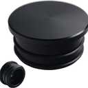 Dewhel Billet Turbo Resonator Plug Cover Cap For Chevy 2004.5-2010 Duramax Diesel LBZ LLY LMM (Black) 