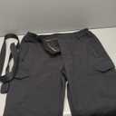 MAGCOMSEN Men's Snow Ski Pants Fleece Lined Winter Water Resistant Insulated Work Hiking Snowboard Pants 4 Pockets (36, Black)