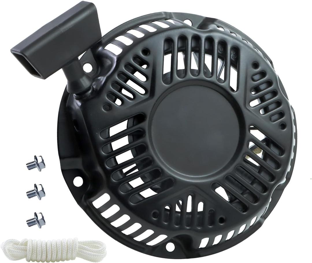 KIKITE 590607 Recoil Starter Compatible with B & S 590607 797276 Pull Start Assembly 163cc 208cc Recoil Starter CR950 CR750 Engine with Pull Rope