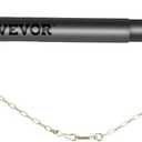 VEVOR PTO Shaft 1 3/8" PTO Drive Shaft, 6 Spline End Round End PTO Driveline Shaft, Series 4 Tractor PTO Shaft, 39"-55" Brush Hog PTO Shaft, Black PTO Shaft for Bush Hog/Finish Mower/Rotary Cutter and VEVOR Slip Clutch, 1 3/8" PTO Slip Clutch, Smooth Round Ends PTO Friction Clutch, Carburized Steel Tractor Slip Clutch, Adjustable Rotary Cutter Slip Clutch, Black Brush Hog Slip Clutch for PTO Shaft