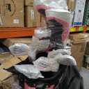 Precise M5 Womens Golf Clubs Full Set, Titanium Driver, S.S. Fairway, S.S. Hybrid, S.S. 5-PW Irons, Putter, Stand Bag, 3 H/C's, Golf Clubs Women Right Handed, Pink (Left Hand Petite Size -1")