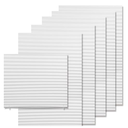 6-Pack Temporary Pleated Shades for Windows, Fabric Pleated Blinds with Adhesive, No Tools No Drilling Free Cut to Size Room Darkening Shades (70% Shadeing - White 35' W x 71' H)