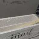 DRASTAR Mail Organizer, Mail Holder with 2 Slots, White Mail Basket for Wall Mount, Wooden Desk Mail Organizer, Envelope Holder for Home Office Decor