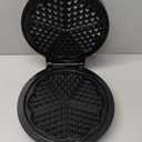 Mueller Heart 5 Waffle Maker, Waffle Iron, Adjustable Browning Control & Nonstick, Cool Touch Handle, Easy to Clean, Small Kitchen Appliances