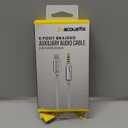 Acoustix 6 Foot Braided, Auxiliary Audio Cable 8 - pin To 3.5mm Connector