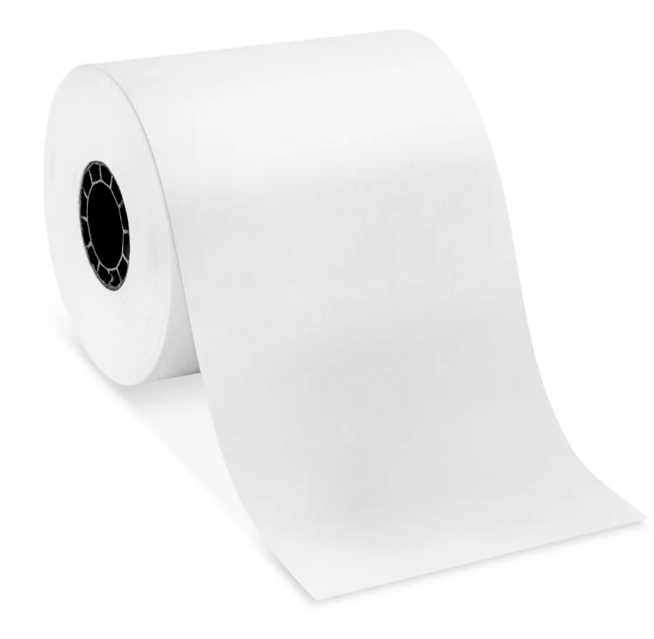 18 Pack Of White Recipet Paper 4 Inches Wide