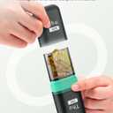 Weekly Pill Organizer 7 Day Two Times a Day, Rotatable Silicone Handle & 7 Detachable Daily Cases, Built-in Desiccant Moisture-Proof Travel Pill Box for Fish Oil, Vitamins & Supplements - Ideerfit