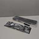 Soundbar Mount, No Drilling Steel TV Top Shelf Fits Most of Sound Bars Up to 15 Lbs, Universal Sound Bar TV Mount Bracket, Sound Bar Stand Compatible with Samsung, Sony, LG,Bose, 33.8x4.7inch (Black)