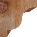 Ekena Millwork COR04X06X06NEW00RWR 4"W x 6"D x 6"H Newport Rough Sawn Corbel, Western Red Cedar