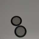1.5" Sanitary Tri-Clamp Gaskets (Pack of 2), Bonded Type Screen (#8 Mesh/ 2380 m) Gaskets, Black EPDM